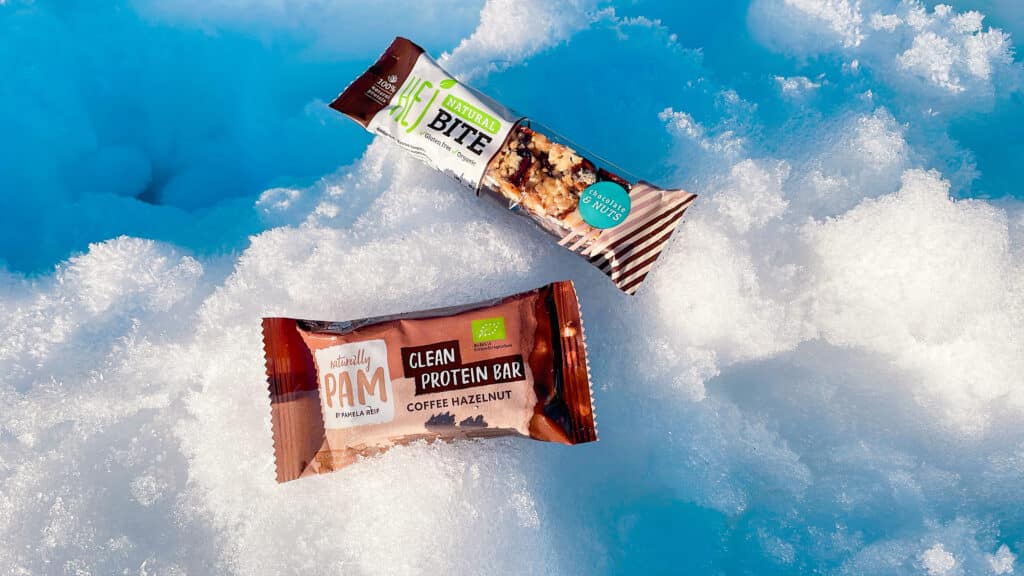 Gesunde Snacks - Vegane Proteinriegel 