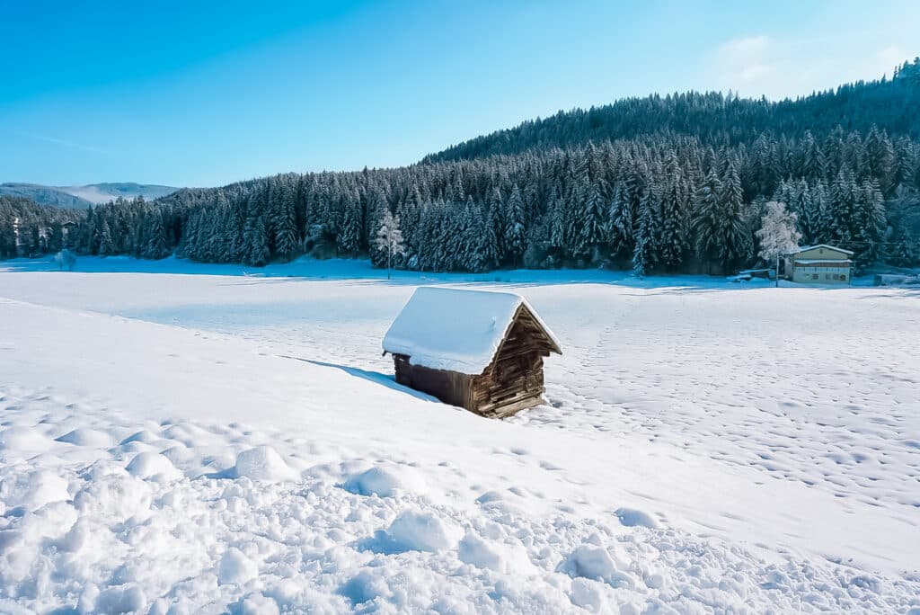 Winterhuette in Kaernten
